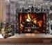 Fireplace Screens | Mild Steel and Laser Cut Metal Art | FS-01 