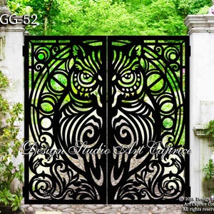 Custom Metal Entry Gate / Artistic & Unique Design / Made-to-order / Laser Cutting (52)