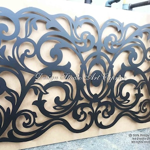 Modern Interior Railings/ Staircase Decorative Panel Inserts/ Custom Made/Outdoor or Indoor (30)