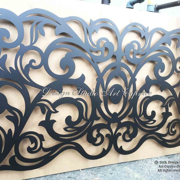 Barandillas interiores modernas/Inserciones de paneles decorativos para escaleras/Hechos a medida/Para exterior o interior (30)