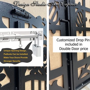 Custom Metal Entry Gate / Artistic & Unique Design / Made-to-order / Laser Cutting 27 image 7