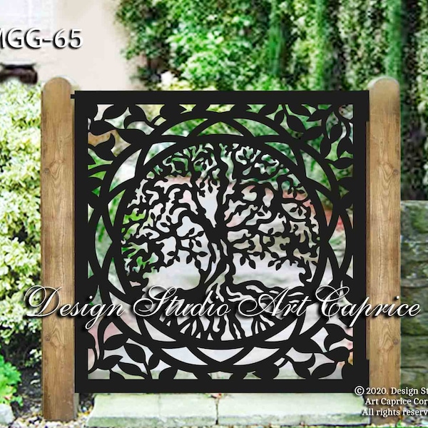 Custom Metal Entry Gate / Artistic & Unique Design / Made-to-order / Laser Cutting (65)