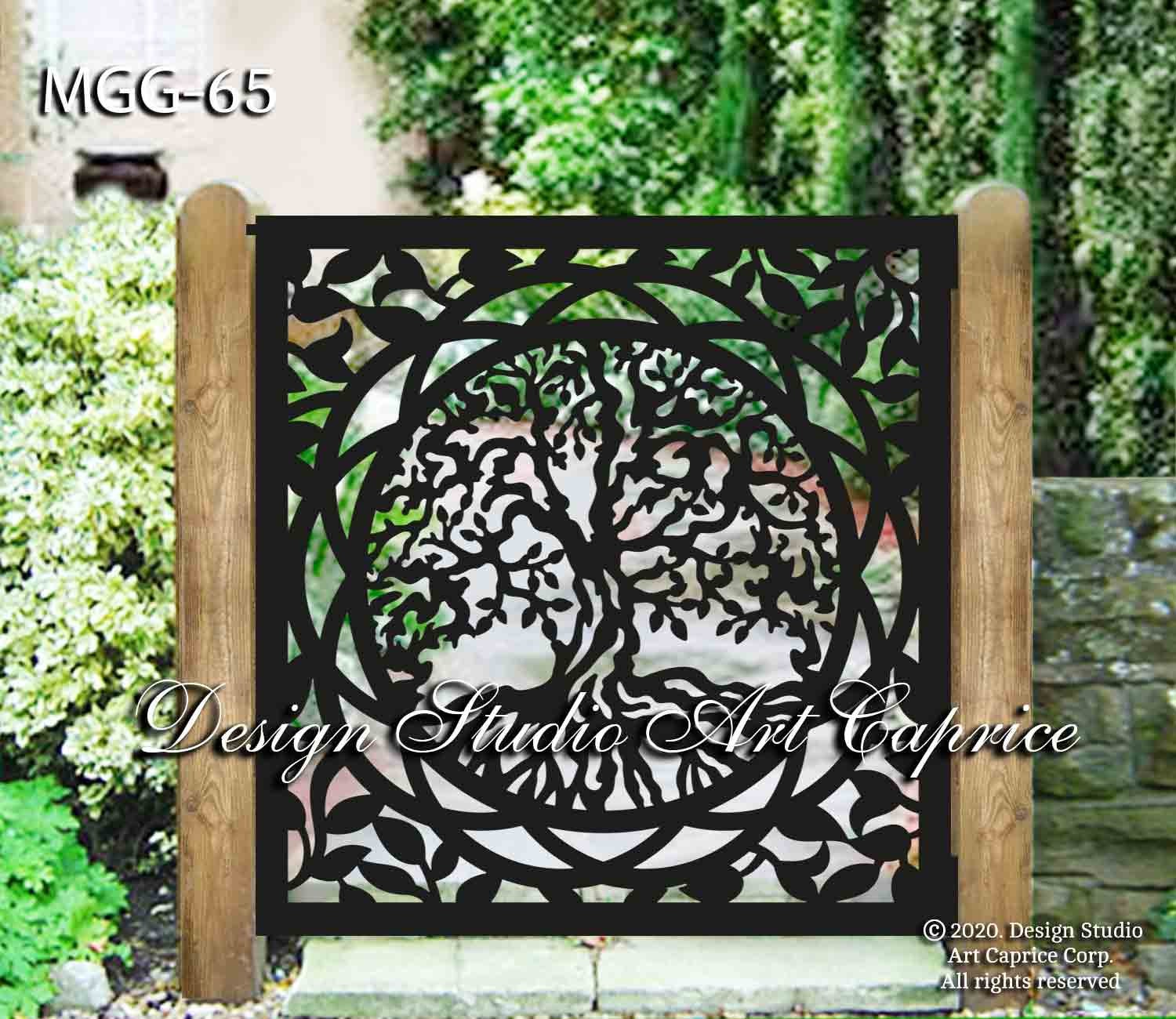 Custom Metal Entry Gate / Artistic & Unique Design / Made-to-order / Laser Cutting (65)