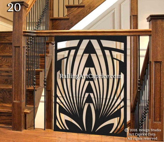 Modern Interior Railings Staircase Decorative Panel Inserts Etsy