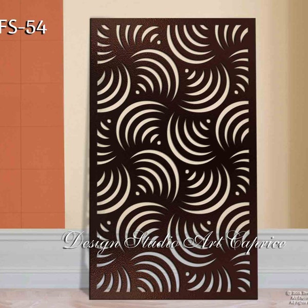 Metal Privacy Screen | Fence | Decorative Panel | Wall Art | Outdoor or Indoor | OFS-54
