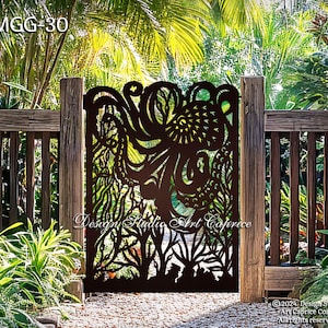 Custom Metal Entry Gate / Artistic & Unique Design / Made-to-order / Laser Cutting (30)