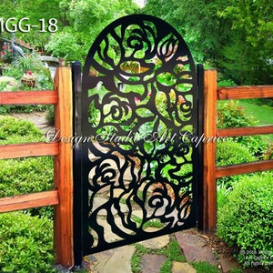 Custom Metal Entry Gate / Artistic & Unique Design / Made-to-order / Laser Cutting (18)