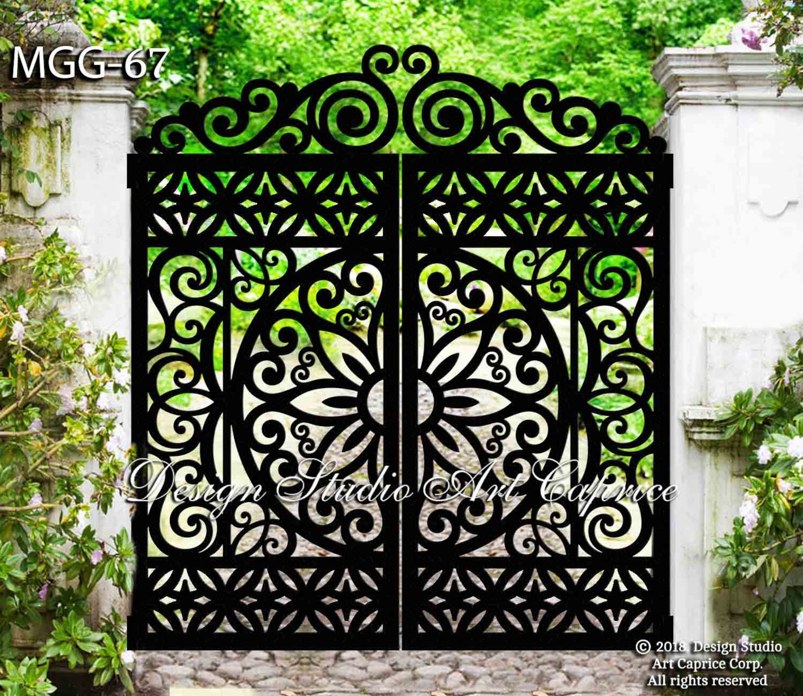 Custom Metal Entry Gate / Artistic & Unique Design / Made-to-order ...