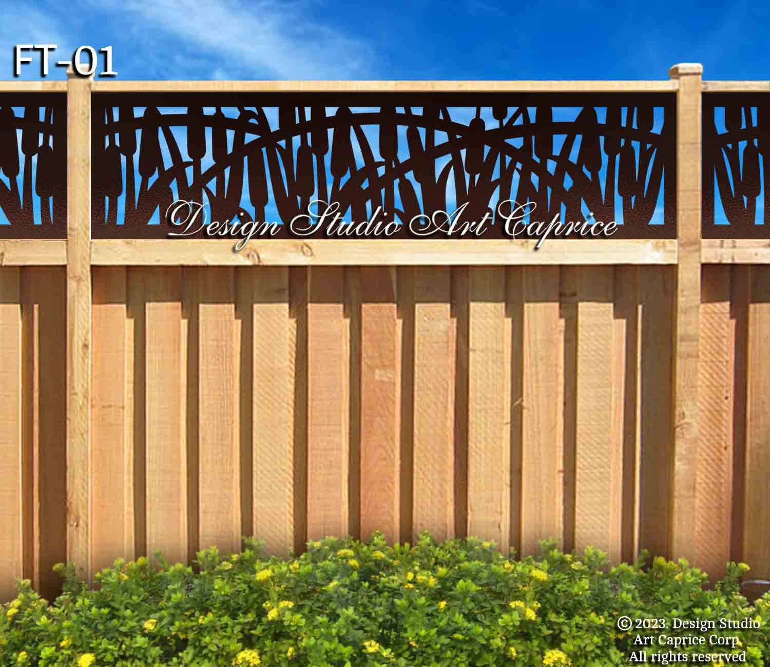 Aluminum Fence Topper /custom Order/ Metal Privacy Screen /fencing ...