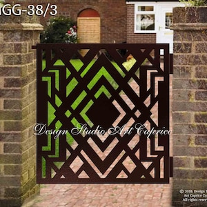 Custom Metal Entry Gate / Artistic & Unique Design / Made-to-order / Laser Cutting (38)