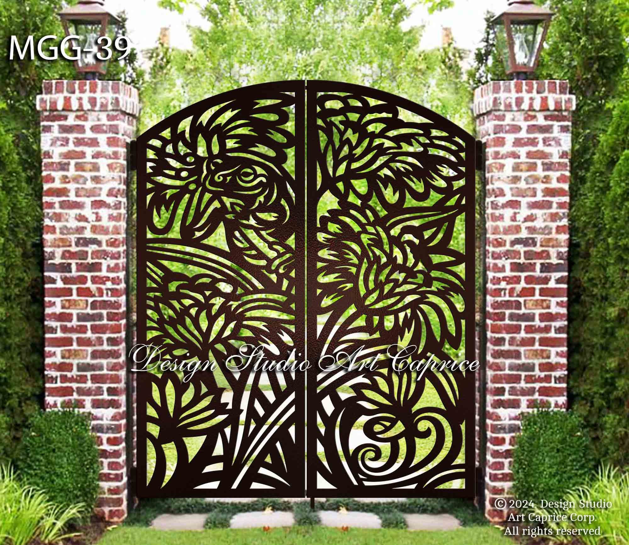 Custom Entry Gate Inserts Custom Metal Entry Gate / Artistic & Unique Design / Made-to-order ...