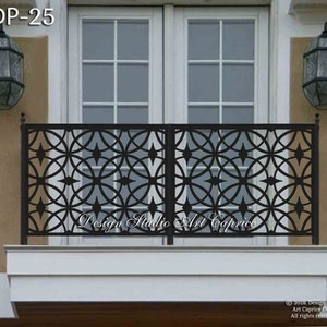 Metal Railing Panel / Balcony / Deck Panel / Fence / Custom Order | Outdoor or Indoor (25)