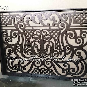 Juliet Balcony / Metal Railing Panel /Deck Panel /Staircase Design / Fence / Custom Order /Outdoor or Indoor  (02)