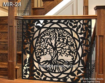 Modern Interior Railing/ Stair Railing / Decorative Panel Insert /Custom Made/Outdoor or Indoor (28)