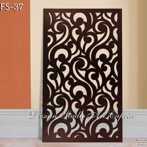 Metal Privacy Screen | Fence | Decorative Panel | Wall Art | Outdoor or Indoor (37)