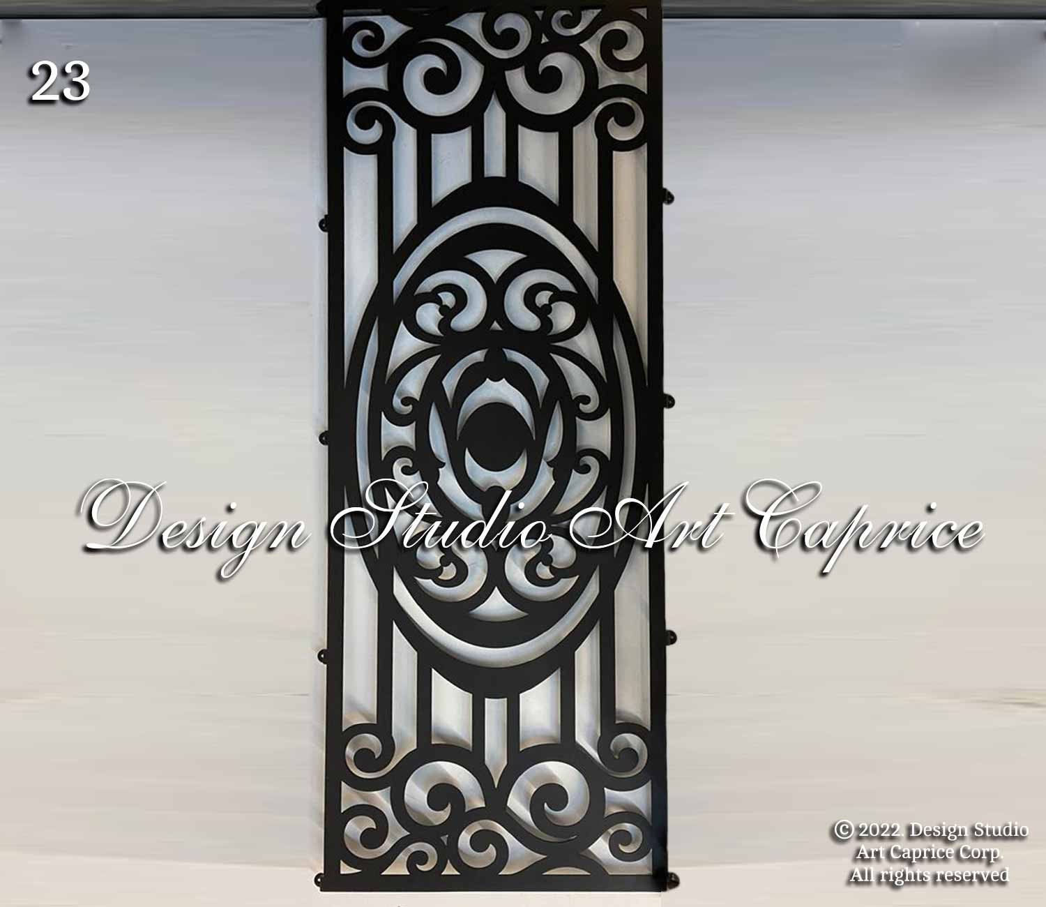 Entry Door Grill/french Doors Grill/ Security Window Metal Grill/decorative  Laser Cut Metal Panels/custom Designed/outdoor or Indoor 23 