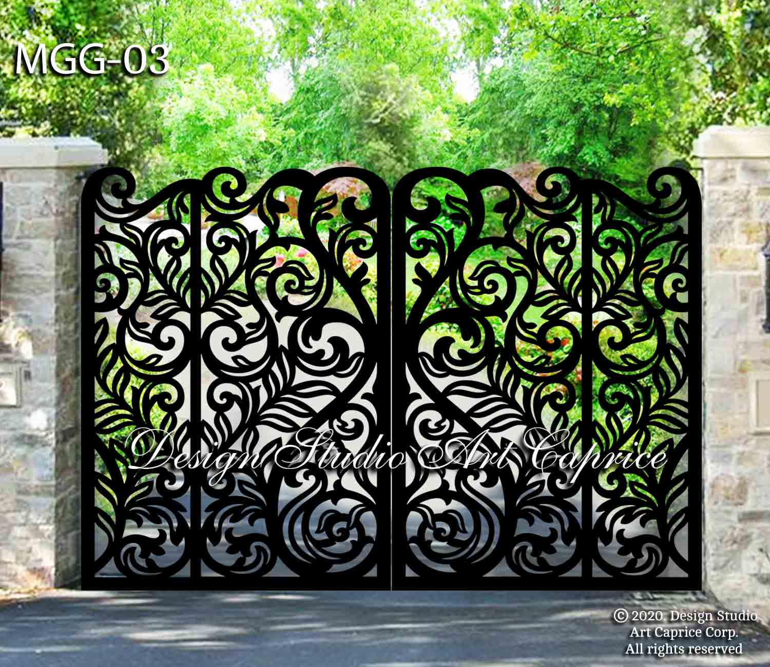Custom Metal Entry Gate / Artistic & Unique Design / Made-to-order ...