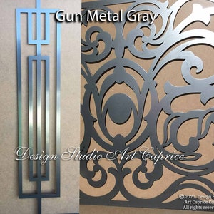 Color Samples/ Metal Railing Panel Insert | Deck Panel | Staircase Design | Privacy Screen | Fence | Custom Order | Outdoor or Indoor