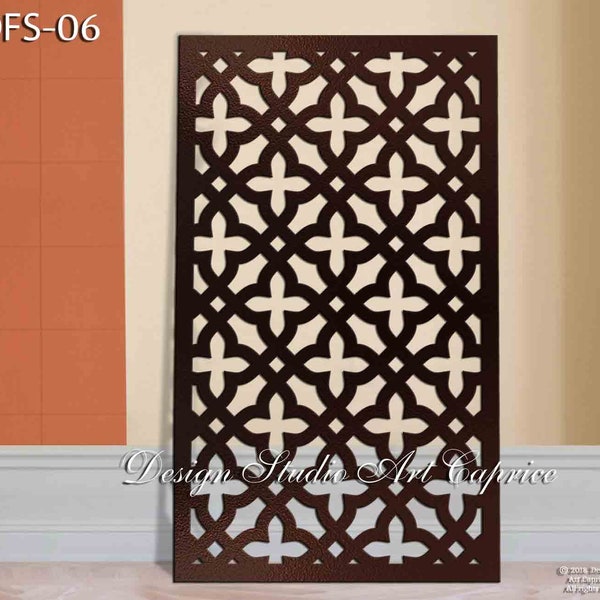 Metal Privacy Screen | Fence | Decorative Panel | Wall Art | Outdoor or Indoor (06)