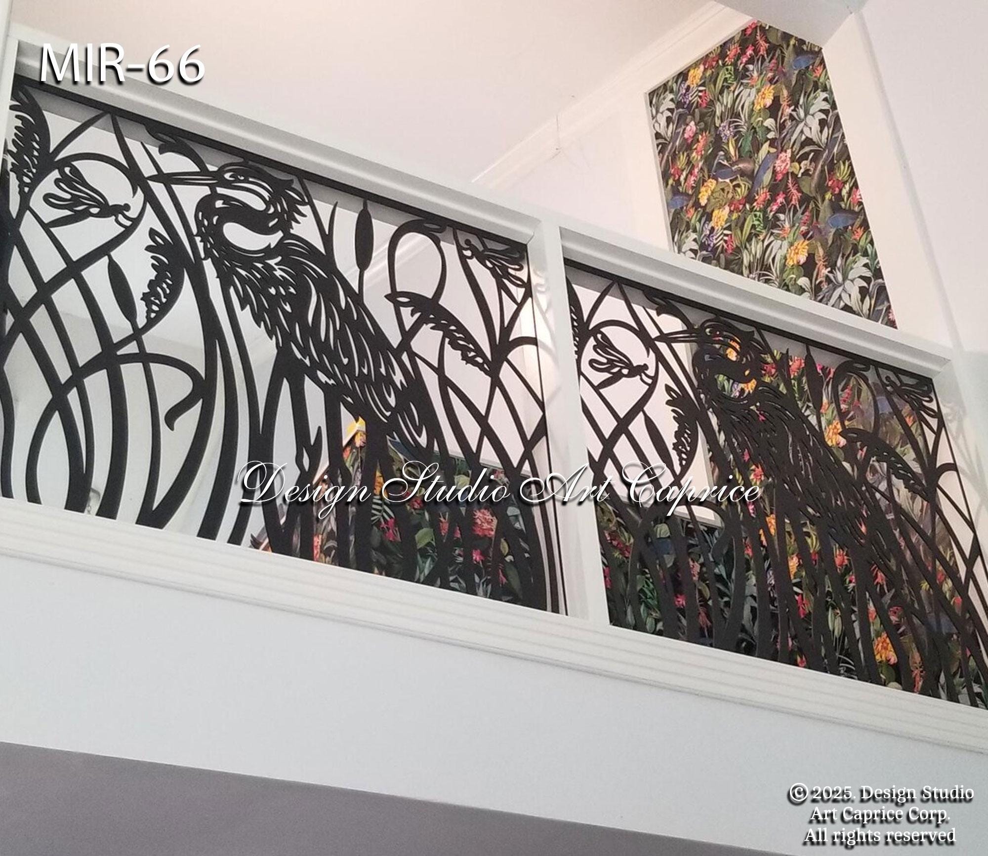 Metal Railing Inerts Stair Railing Interior / Metal Railing Panel Inserts / Deck Railing ...