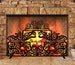 Fireplace Screens | Mild Steel and Laser Cut Metal Art | FS-06 