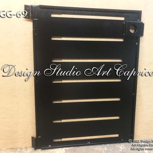 Custom Metal Entry Gate / Artistic & Unique Design / Made-to-order / Laser Cutting (69)
