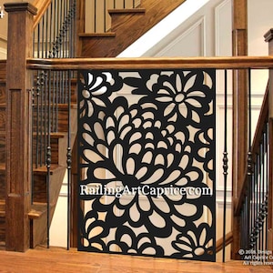 Modern Interior Railing / Panel Insert / Deck Panel / Custom Order | Outdoor or Indoor (34)