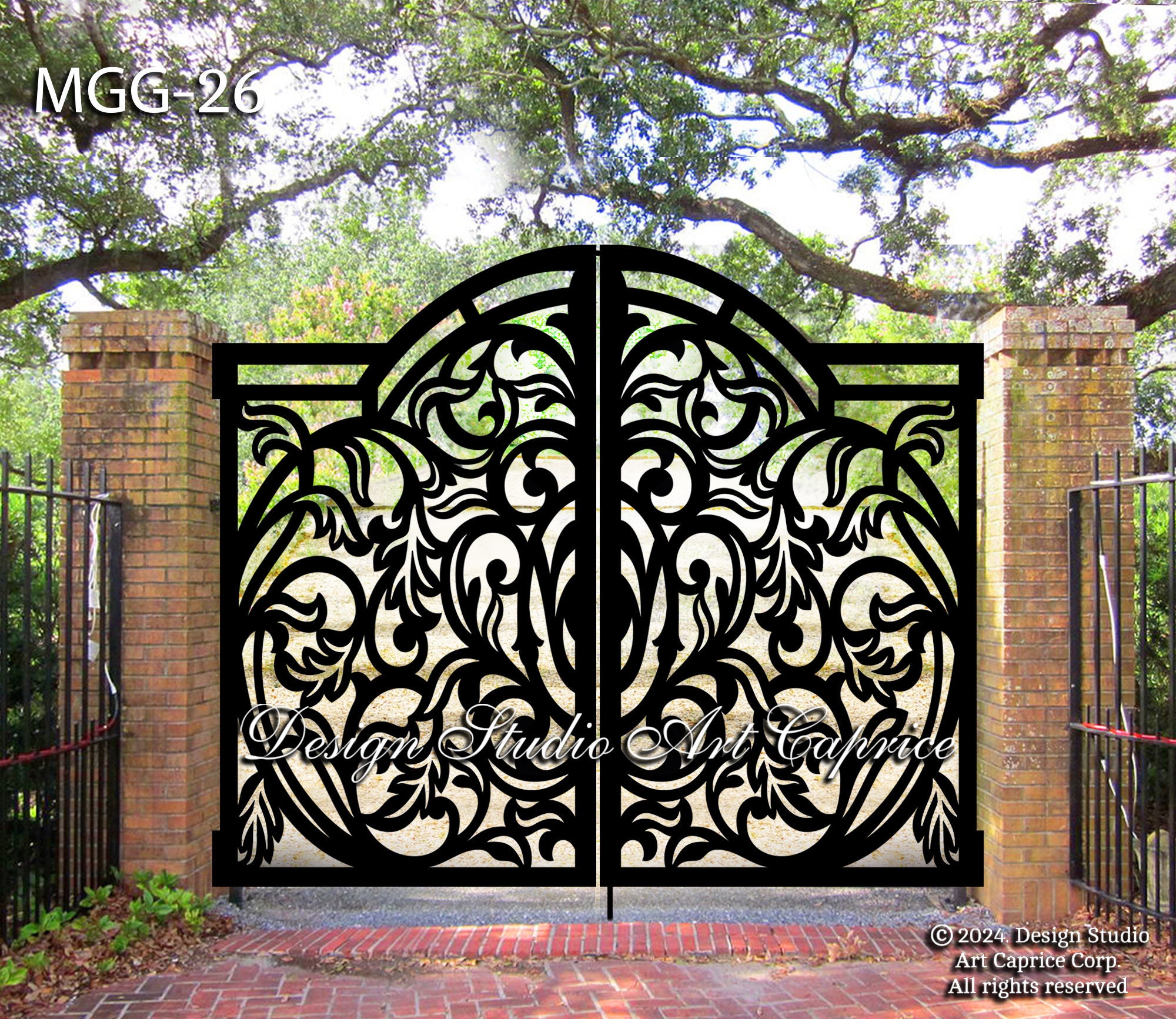 Custom Metal Entry Gate / Artistic & Unique Design / Made-to-order ...