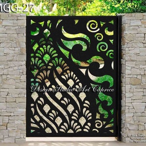 Custom Metal Entry Gate / Artistic & Unique Design / Made-to-order / Laser Cutting (27)