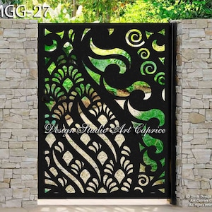 Custom Metal Entry Gate / Artistic & Unique Design / Made-to-order / Laser Cutting 27 image 1