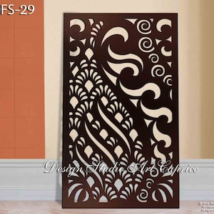 Metal Privacy Screen | Fence | Decorative Panel | Wall Art | Outdoor or Indoor (29)