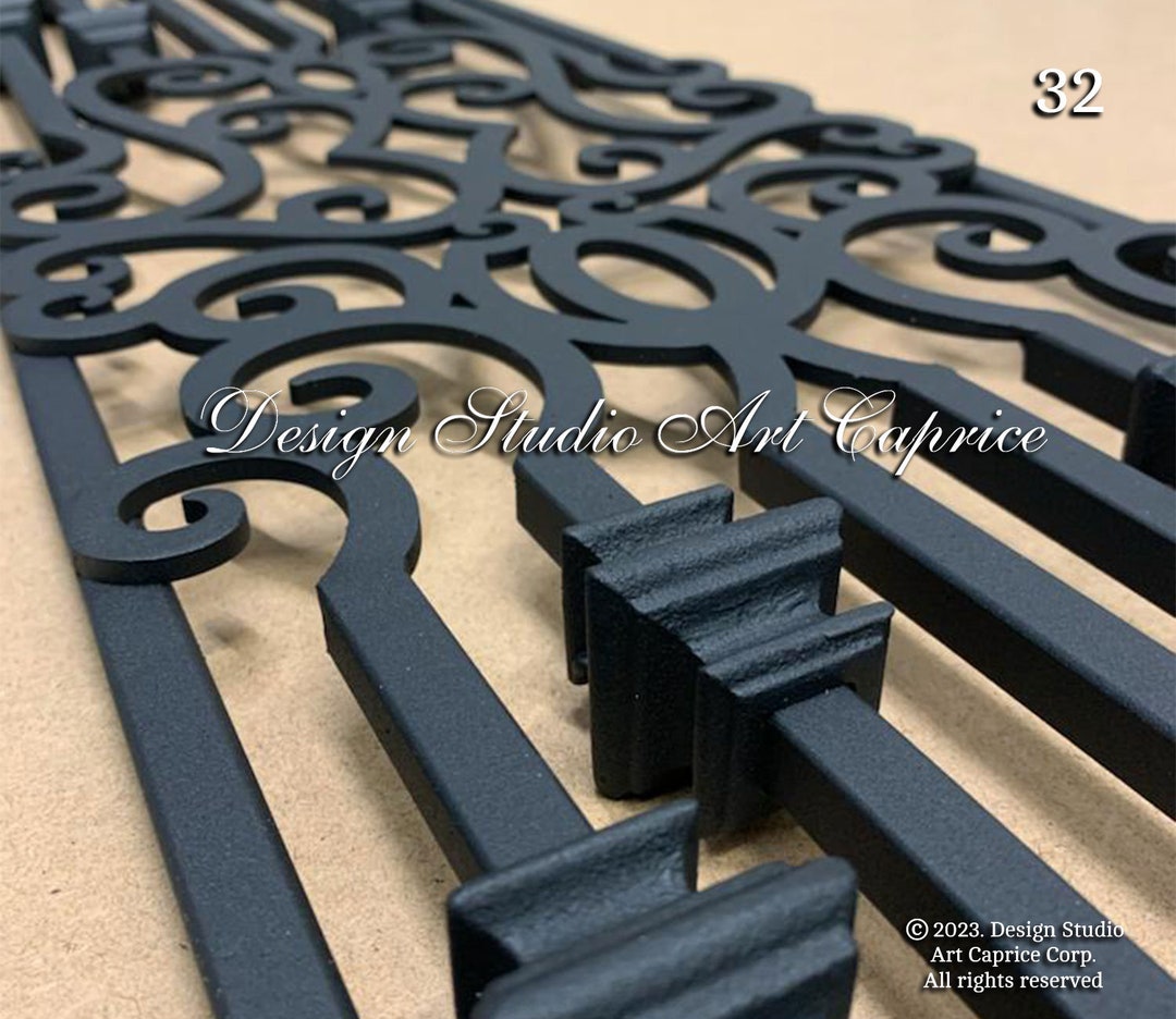 Entry Door Grill/french Doors Grill/ Security Window Metal Grill/decorative Laser Cut Metal