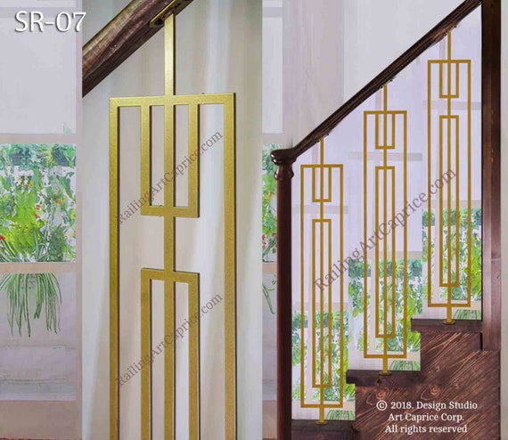 Modern Interior Railings Staircase Decorative Panel Inserts Etsy