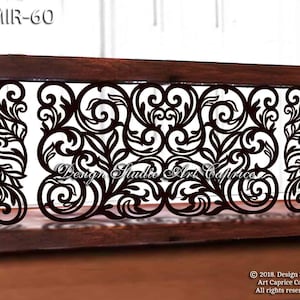 Modern Interior Railings/ Staircase Decorative Panel Inserts/ Custom Made/Outdoor or Indoor (60)