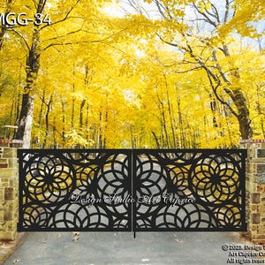 Custom Metal Entry Gate / Artistic & Unique Design / Made-to-order / Laser Cutting (34)