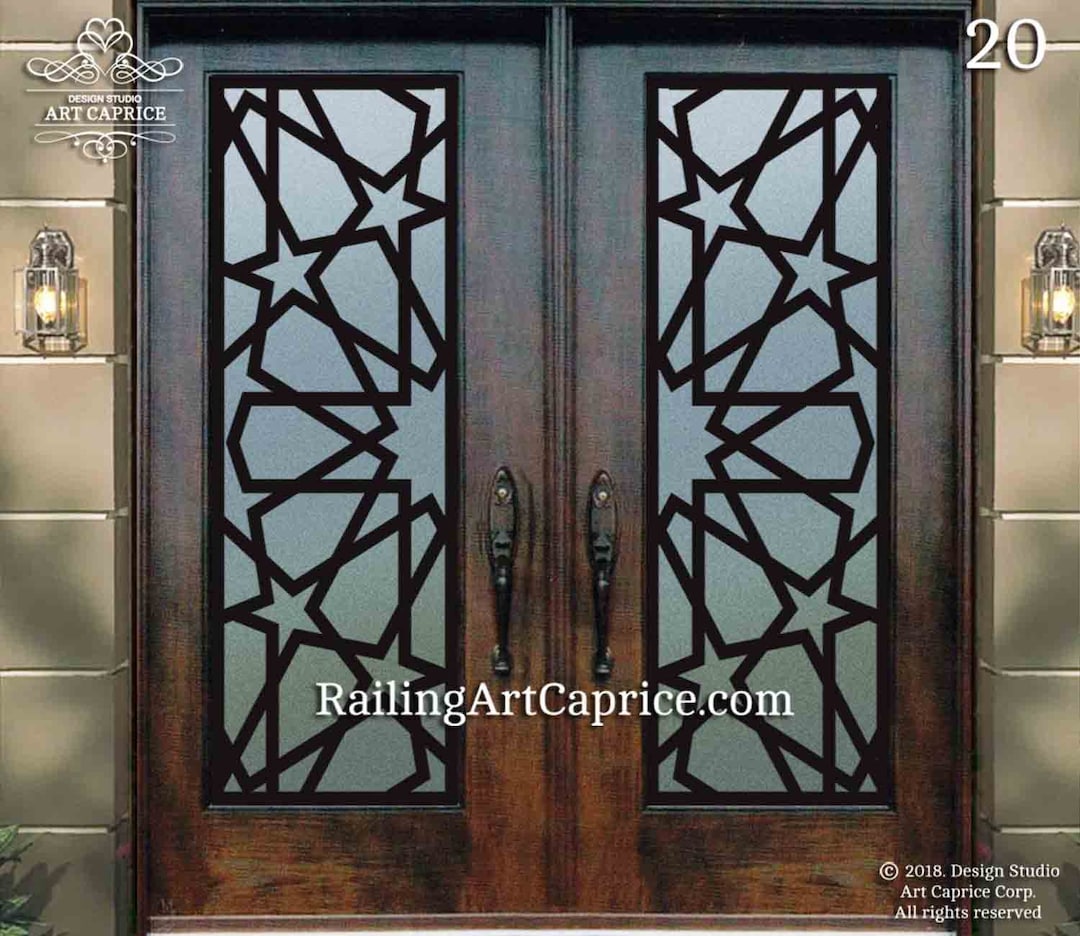 Entry Door Grill/french Doors Grill/ Security Window Metal Grill