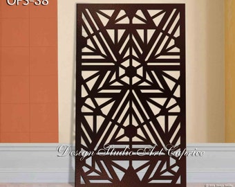 Metal Privacy Screen | Fence | Decorative Panel | Wall Art | Outdoor or Indoor (38)