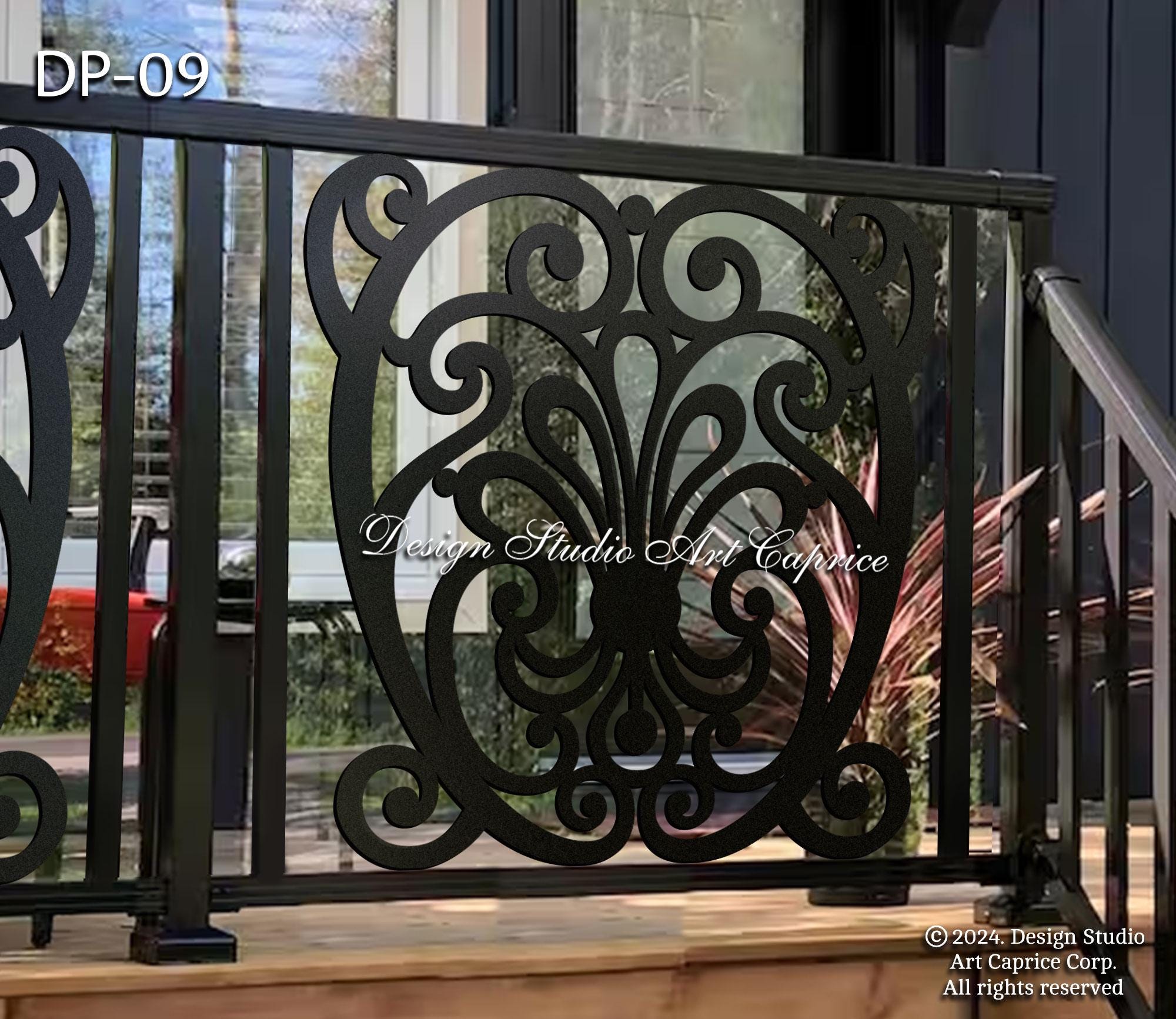 Balcony Panel Insert | Metal Railing Panel |deck Panel | Privacy Screen ...
