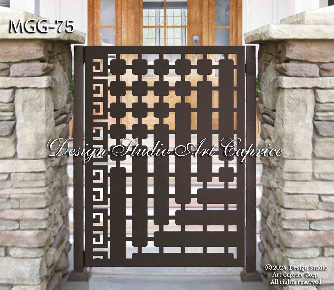 Custom Metal Entry Gate / Artistic & Unique Design / Made-to-order ...