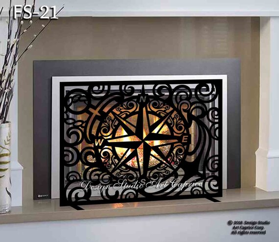 Decorative Fireplace Screen for Electric /gas Fireplace/unique