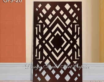 Metal Privacy Screen | Fence | Decorative Panel | Wall Art | Outdoor or Indoor (20)