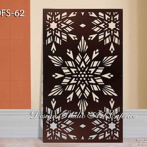 Metal Privacy Screen | Fence | Decorative Panel | Wall Art | Outdoor or Indoor (62)