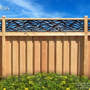 Aluminum Fence Topper /custom Order/ Metal Privacy Screen /fencing ...