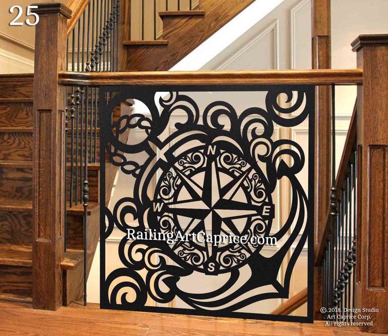 Modern Interior Railings/ Staircase Decorative Panel Inserts/ Etsy Canada