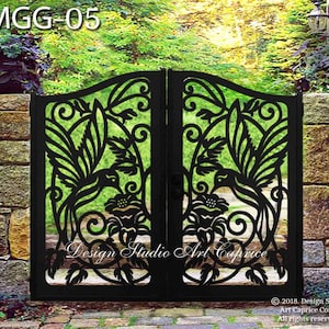 Custom Metal Entry Gate / Artistic & Unique Design / Made-to-order / Laser Cutting (05)