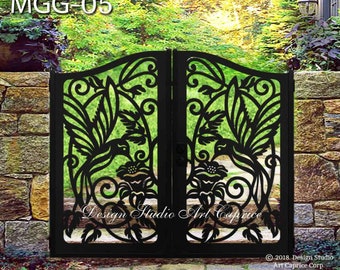 Custom Metal Entry Gate / Artistic & Unique Design / Made-to-order / Laser Cutting (05)