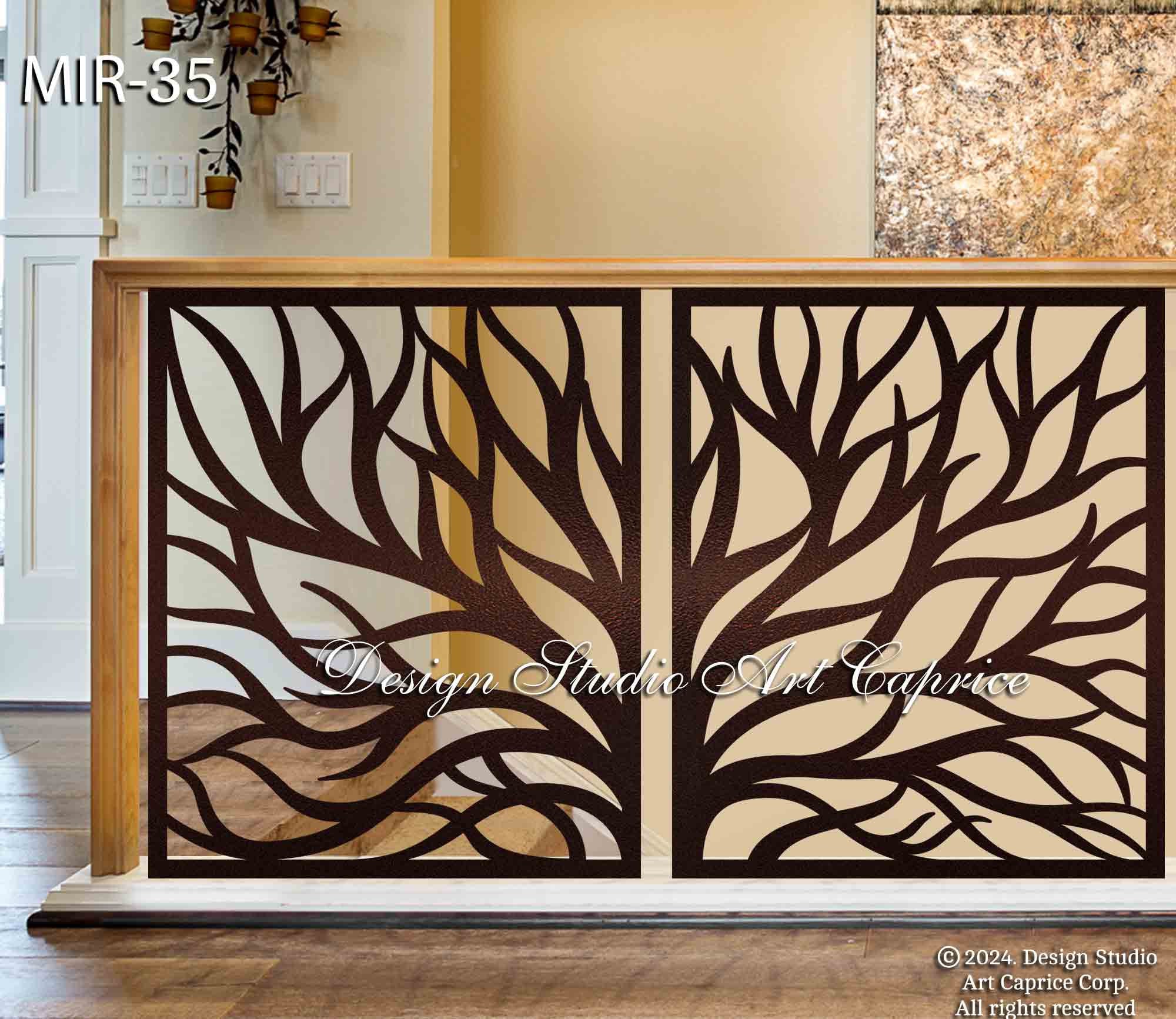 Stair Railing Interior / Metal Railing Panel Insert / Deck Railing ...