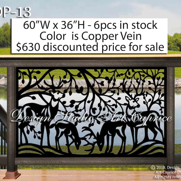 Metal Railing Panel Insert - Etsy