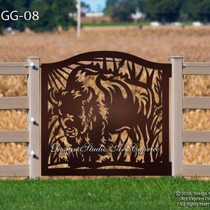 Custom Metal Entry Gate / Artistic & Unique Design / Made-to-order / Laser Cutting (08)