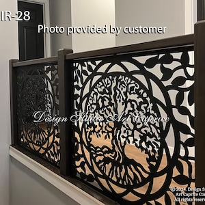 Tree of Life / Leaves / Decorative Metal Panel Insert /modern Interior ...
